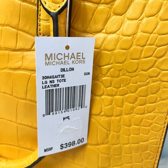 MICHAEL MICHAEL KORS
DILLON
30H4GAIT3E	SUN	
LG NS TOTE LEATHER - Picture 7 of 11